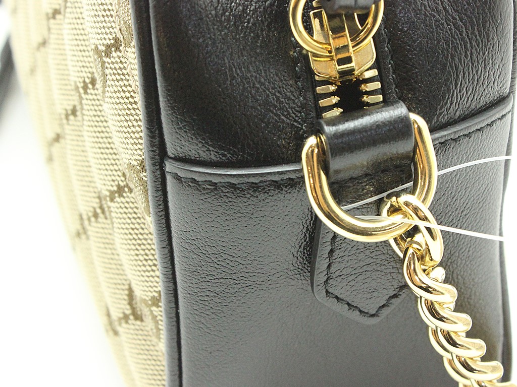 GUCCI グッチ GGマーモントスモールカメラバッグ ベージュ