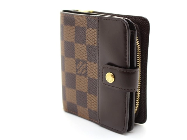 LOUIS VUITTON　ルイヴィトン　財布　コンパクト・ジップ　ダミエ　N61668　2148103692727　【200】