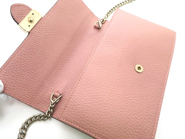 GUCCI グッチ インターロッキング 財布 長財布 革 ピンク GUCCI グッチ インターロッキング 財布 長財布 革 ピンク