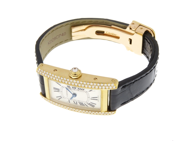 Cartier カルティエ 時計 タンクアメリカンSM・ダイヤベゼル Cartier カルティエ 時計 タンクアメリカンSM・ダイヤベゼル