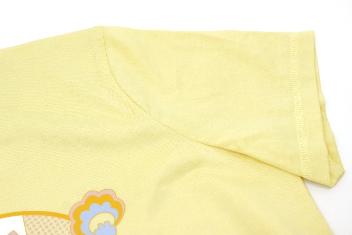 HERMES - 極美品☆HERMES エルメス 22SS UBOURG RAINBOW フォーブルレインボー コットン100％ 半袖Ｔシャツ イエロー 34 フランス製 レディース 極美品☆HERMES エルメス 22SS UBOURG RAINBOW フォーブル