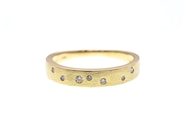 JEWELRY ノンブランド ジュエリー リング K18 イエローゴールド ダイヤモンド 11.5号 2.6g【473】