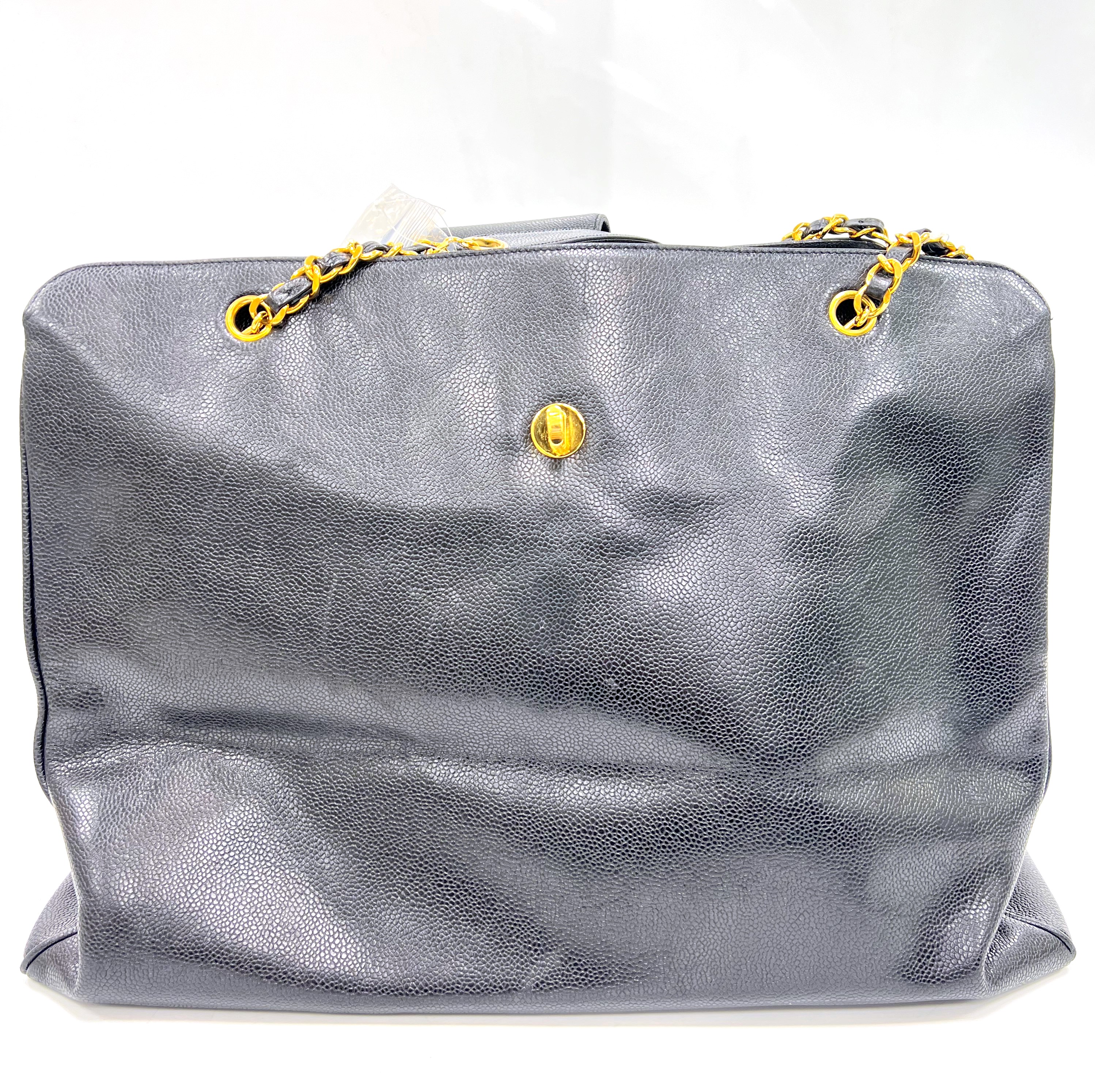 CHANEL シャネル トートバッグ スーパーモデルバッグ ブラック・GP金具