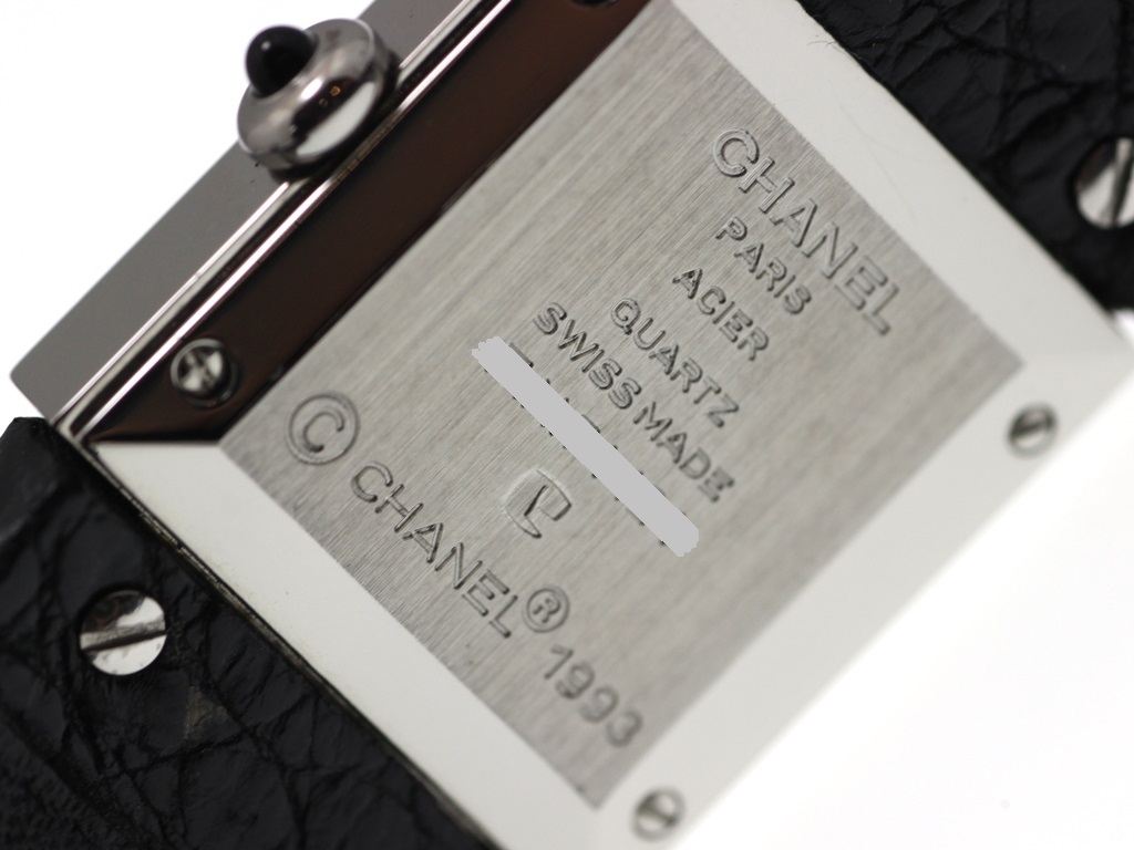 CHANEL シャネル 腕時計 マトラッセ H0116 SS/エナメル ブラック文字盤