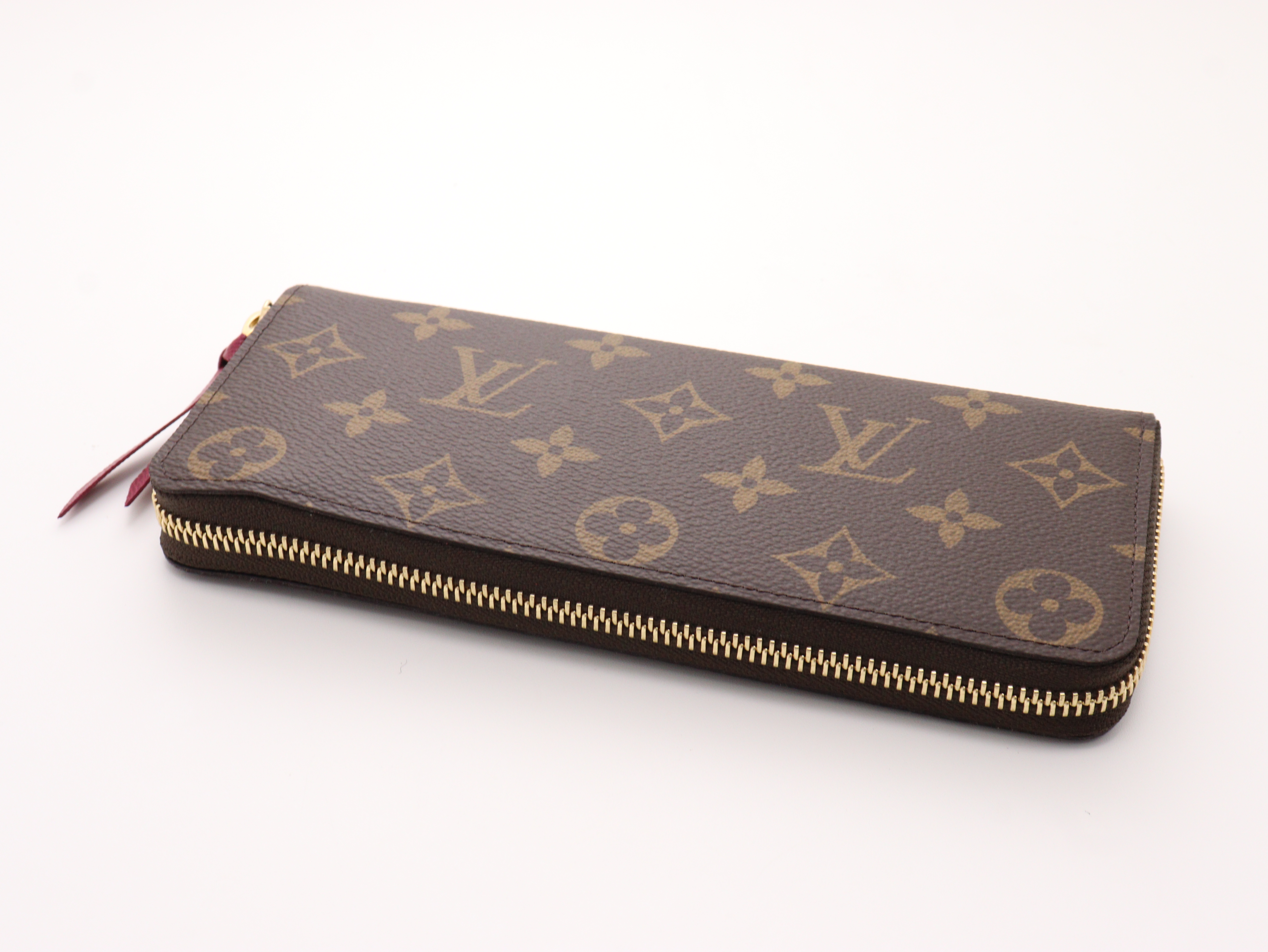 【極上美品】ルイヴィトン モノグラム ポルトフォイユ クレマンス フューシャ LOUIS VUITTON ルイヴィトン ポルトフォイユ・クレマンス