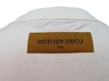 LOUIS VUITTON　ルイヴィトン　フロウティングプリントTシャツ　メンズS　ホワイト/ブラック　コットン　RM211NGPHKY86W　2143200546287　【432】