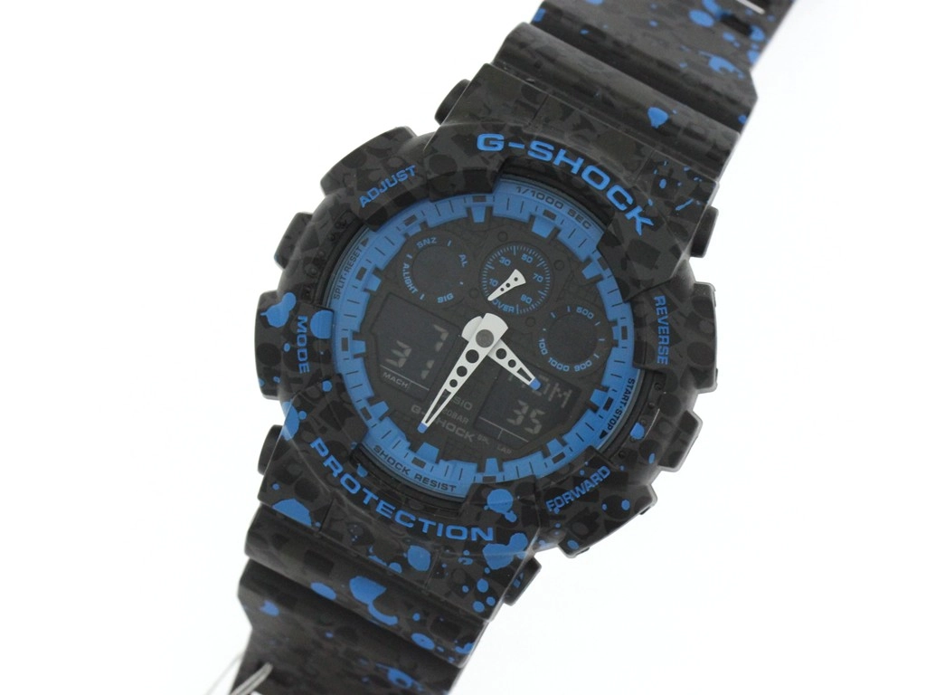 CASIO カシオ 腕時計 G-SHOCK STASHコラボレーションモデル GA-100ST-2AJR 樹脂／ステンレススチール 電池【472】SJ