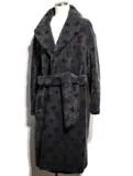 LOUIS VUITTON　ルイヴィトン　衣類　モノグラムシャーリングコート　コート　アウター　メンズ46　ブラック　羊革　ムートン　1A5Q5X　参考定価¥2,530,000-　2147100464412　【200】