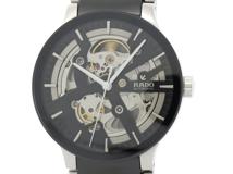 RADO ラドー 腕時計 セントリックス オートマティック オープンハート R30178152 ステンレススチール/セラミック スケルトン文字盤 自動巻き【472】SJ