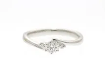 JEWELRY ノンブランド ジュエリー リング PT900 ダイヤモンド 0.170カラット 5号 3.1g【473】