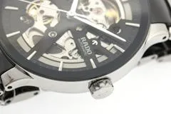 RADO ラドー 腕時計 セントリックス オートマティック オープンハート R30178152 ステンレススチール/セラミック スケルトン文字盤 自動巻き【472】SJ