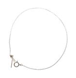 JEWELRY　ノンブランドジュエリー　貴金属・宝石　ブレスレット　K10ホワイトゴールド　約0.7g　約22cm　2147200518626　【205】
