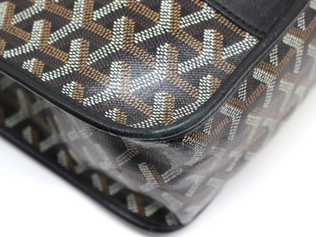 GOYARD ゴヤール ブルゴーニュ PVC カーフ ブラック トートバッグ