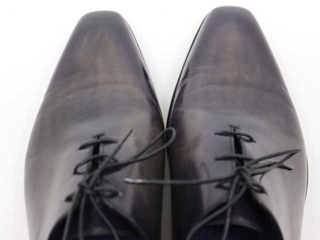 Berluti ベルルッティ 革靴 ビジネスシューズ メンズ7ハーフ ブラック 紫 レザー （2148103433856）【200】  の購入なら「質」の大黒屋（公式）