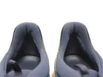 HERMES エルメス 靴 マイルス ローカットスニーカー メンズ41ハーフ ネイビー ブラック ブラウン ファブリック レザー H162357Z (2120500223650) 【200】