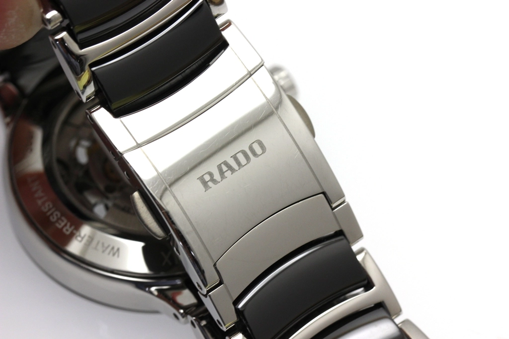 RADO ラドー 腕時計 セントリックス オートマティック オープンハート R30178152 ステンレススチール/セラミック スケルトン文字盤 自動巻き【472】SJ