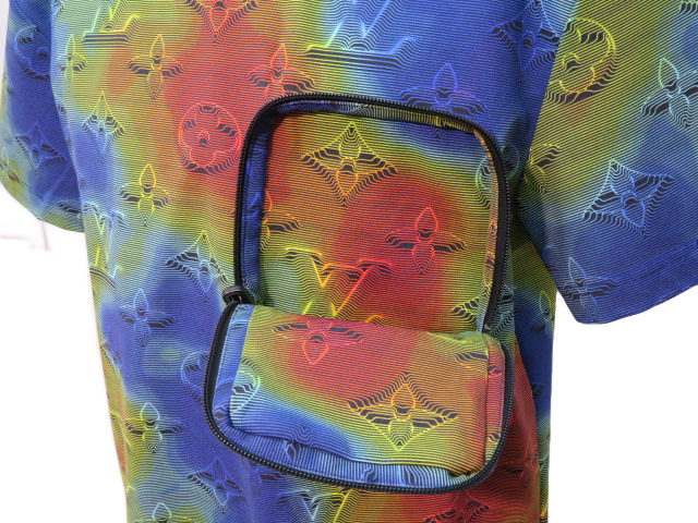 LOUIS VUITTON ルイヴィトン 3DモノグラムTシャツ メンズS