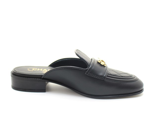 CHANEL シャネル 靴 マトラッセ ミュール レディース36.5C(約23～23.5  