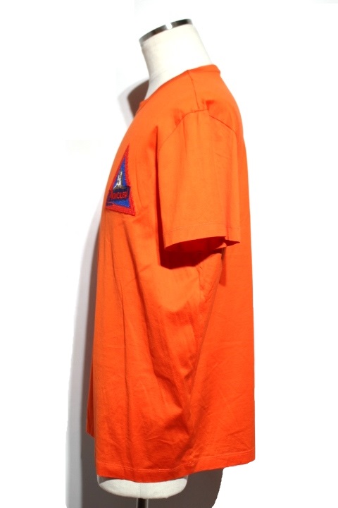 MONCLER モンクレール 衣類 Tシャツ メンズL オレンジ コットン