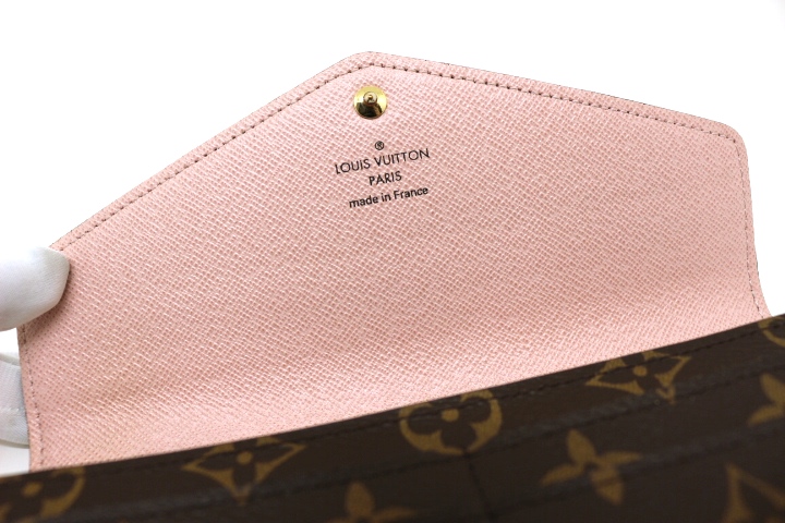 Louis Vuitton ポルトフォイユ・サラ ローズ・バレリーヌ LOUIS VUITTON ルイヴィトン 財布 ポルトフォイユ・サラ