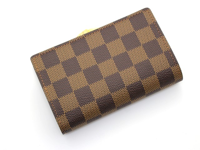 LOUIS VUITTON ポルトモネ　ビエ　ヴィエノワ　ダミエ ルイヴィトン ダミエ・エベヌ ポルトモネ ビエ・ヴィエノワ