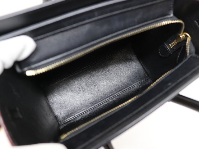 CELINE セリーヌ バッグ ラゲージ ナノショッパー ハンドバッグ