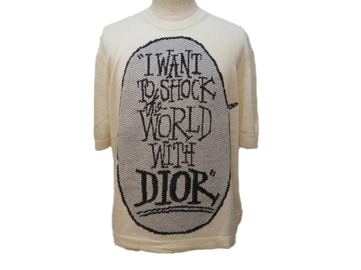 DIOR×Shawn Stussy ディオール×ショーンステューシー メッセージニット ...