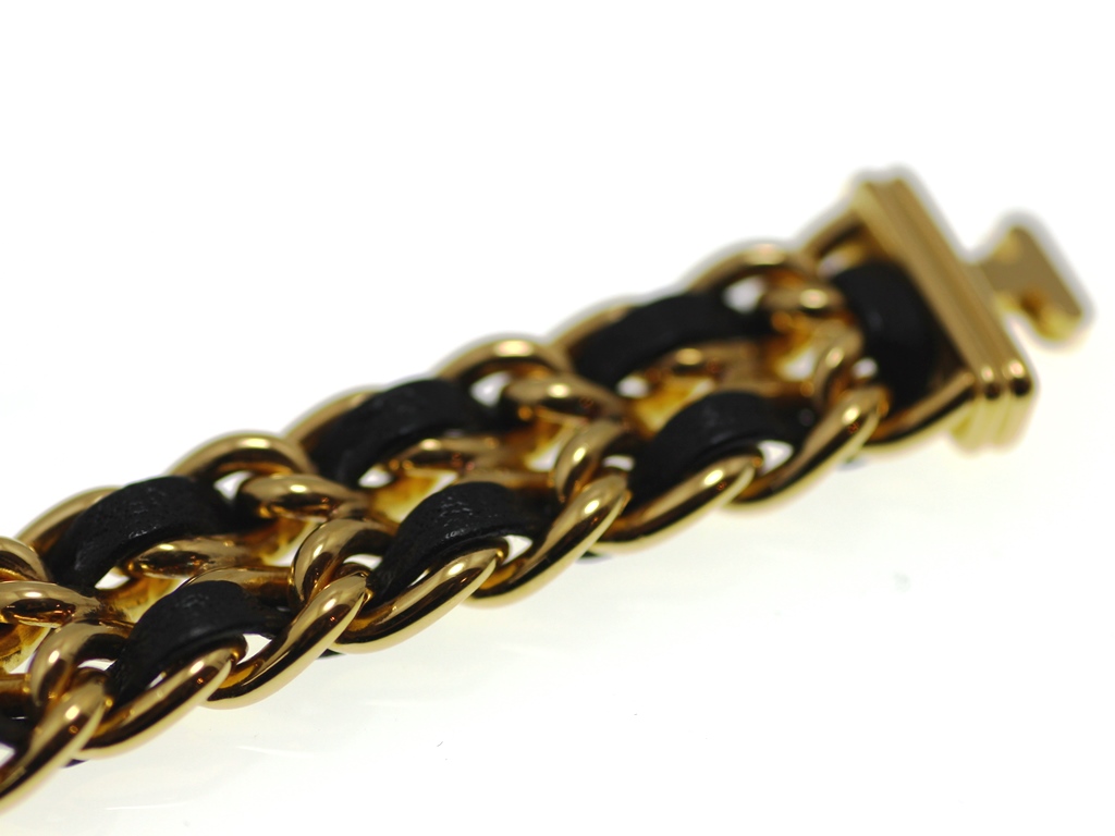 CHANEL シャネル 腕時計 プルミエールL H0001 ゴールドメッキ/革