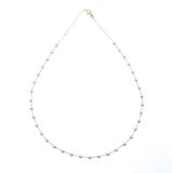 JEWELRY　ノンブランドジュエリー　貴金属・宝石　ネックレス　K18イエローゴールド　パール　約3.8g　約39.7cm 　2147300407189　【205】