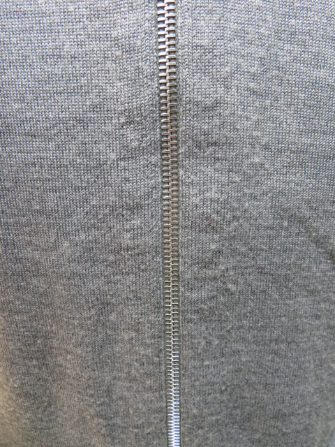 美品LOUIS VUITTON グレー ジップアップカーディガン　メンズL LOUIS VUITTON ルイヴィトン ジップアップ カーディガン メンズ M