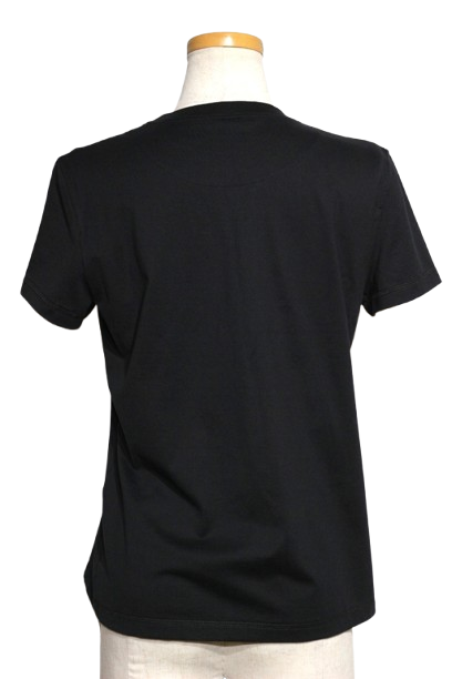 HERMES エルメス Tシャツ レディース36 ブラック コットン