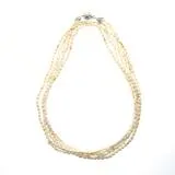 JEWELRY　ノンブランドジュエリー　貴金属・宝石　ネックレス　SV　ライスパール　約41.4g　約90cm　2120000326004　【205】