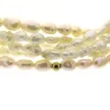 JEWELRY　ノンブランドジュエリー　貴金属・宝石　ネックレス　SV　ライスパール　約41.4g　約90cm　2120000326004　【205】