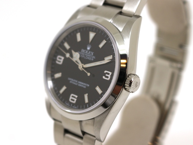 ロレックス ROLEX エクスプローラ1 114270 Z番 メンズ 腕時計 ブラック 文字盤 オートマ 自動巻き ウォッチ Explorer 1 VLP 90212999