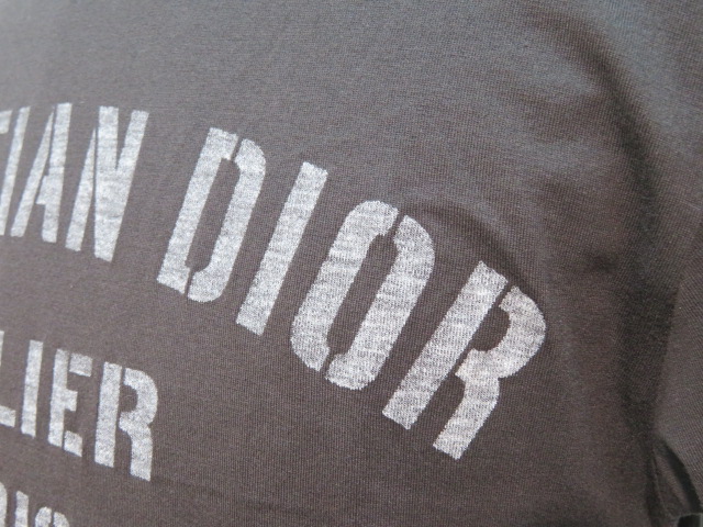 DIOR ディオール アトリエロゴTシャツ メンズXS ブラック コットン