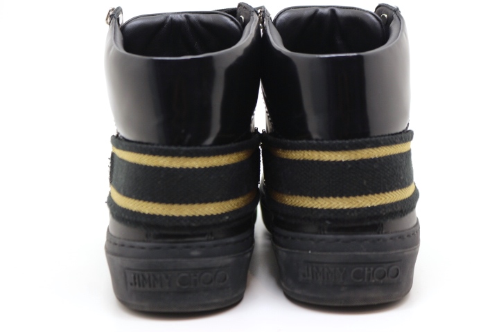 JIMMY CHOO ジミーチュウ 靴 スニーカー メンズ43 約28ｃｍ ブラック 