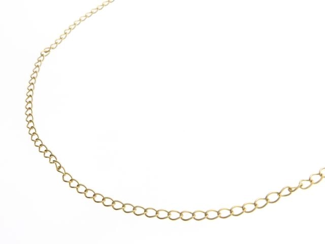 JEWELRY ノンブランドジュエリー チェーン ネックレス K18YG 3.8g【434】