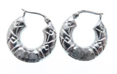 JEWELRY　ノンブランドジュエリー　貴金属・宝石　ピアス　K18ホワイトゴールド　約2.7g　2141200420330　【205】