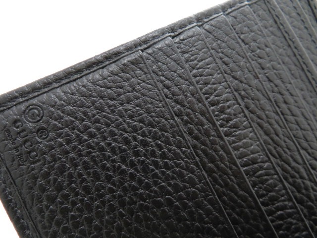 ⭐️未使用品⭐️　GUCCI　インターロッキングG　二つ折り財布　ブラック GUCCI 「GUCCI」 インターロッキングG 二つ折り 財布 - ブラック