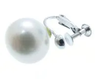 JWEWLRY　ノンブランドジュエリー　貴金属・宝石　ピアス　パール　K14ホワイトゴールド　約6.1g　2143000711533　【205】