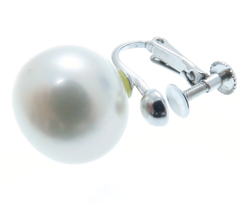 JWEWLRY　ノンブランドジュエリー　貴金属・宝石　ピアス　パール　K14ホワイトゴールド　約6.1g　2143000711533　【205】