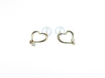 JEWELRY　ノンブランドジュエリー　貴金属・宝石　ピアス　K18イエローゴールド/ダイヤモンド　約0.3g　2141300445950　【205】