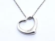 TIFFANY&Co ティファニー オープンハートネックレス シルバー