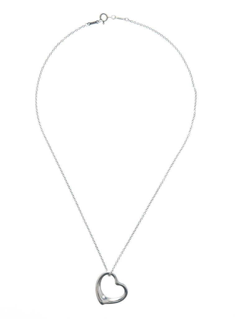 TIFFANY＆COティファニー オープンハート ネックレス シルバー