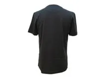 FENDI　フェンディ　ブラックジャージー　Tシャツ　メンズM　ブラック　コットン　FY0894A9RLF0QA1　2143200546201　【432】