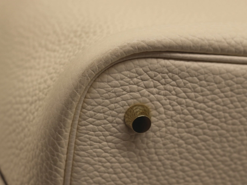 HERMES エルメス ピコタンロックMM ハンドバッグ ナタ B刻 2023年 トリヨンクレマンス GP ゴールドメッキ金具 2120000352102【200】