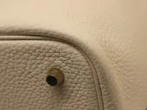 HERMES エルメス ピコタンロックMM ハンドバッグ ナタ B刻 2023年 トリヨンクレマンス GP ゴールドメッキ金具 2120000352102【200】