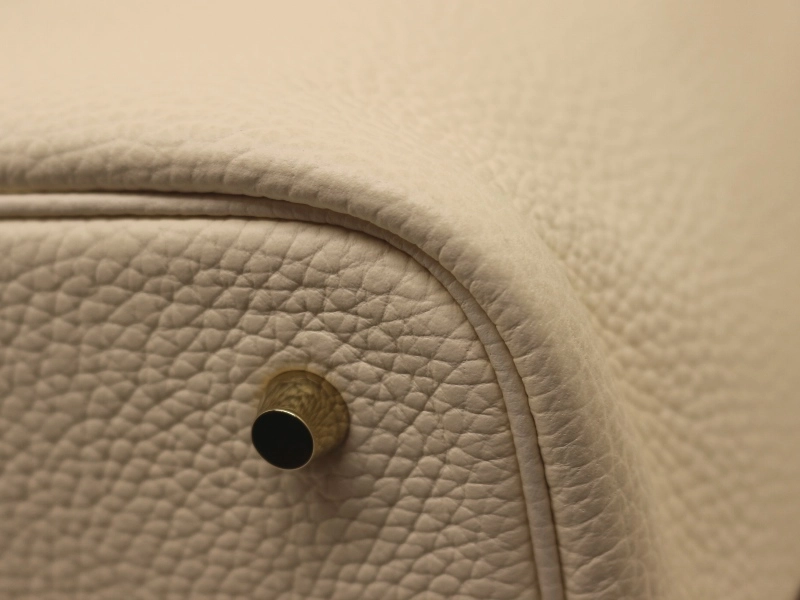 HERMES エルメス ピコタンロックMM ハンドバッグ ナタ B刻 2023年 トリヨンクレマンス GP ゴールドメッキ金具 2120000352102【200】