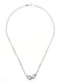 TIFFANY＆CO　ティファニー　フィギュアエイトネックレス　シルバー　約7.4g　約39.5cm　2148103834479　【205】