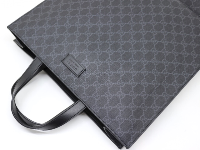 GUCCI グッチ GGスプリ－ム トートバッグ メンズ ブラック PVC